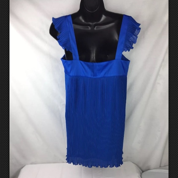 xoxo blouse medium,blue,sleeveless,lines - Picture 2 of 4